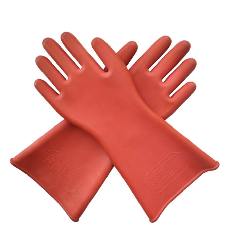 高压绝缘手套电工用防电手套1t2kv橡胶手套耐磨10kv25kv35kv