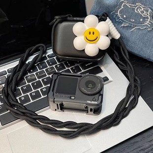 笑脸花朵适用影石360AcePro2相机收纳包大疆Action3/4/5pro/6便携