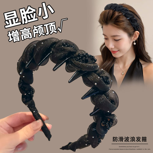 高颅顶发箍女2026新款发带高级感洋气时尚压发卡洗脸专用头箍头饰