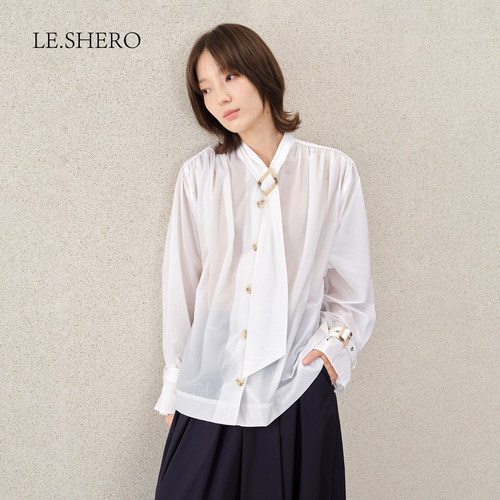 LE.SHERO优雅立领薄款短外套