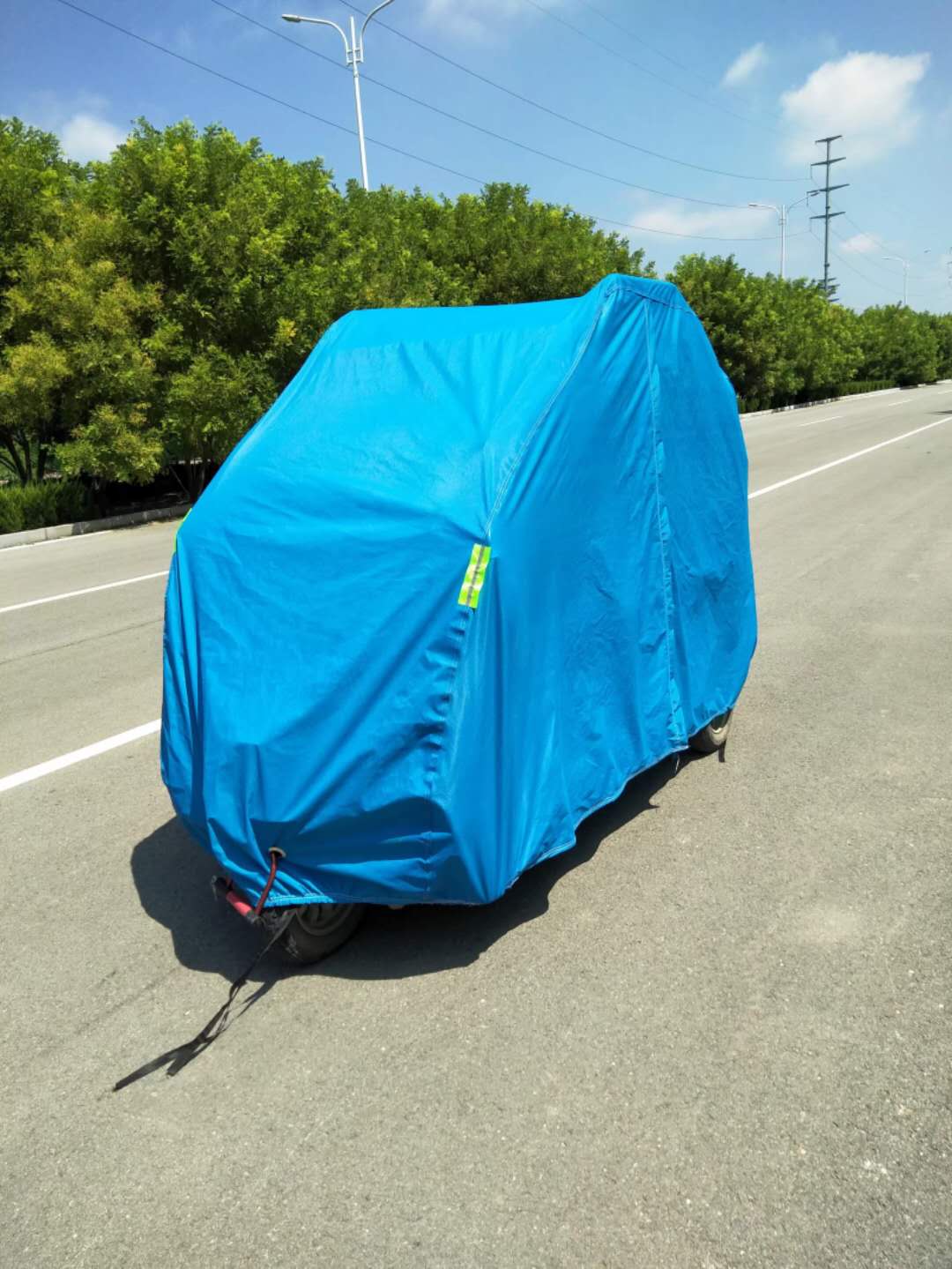 金迪全封闭电动三轮车披电动四轮摩托车衣罩隔热X防雨防晒车套