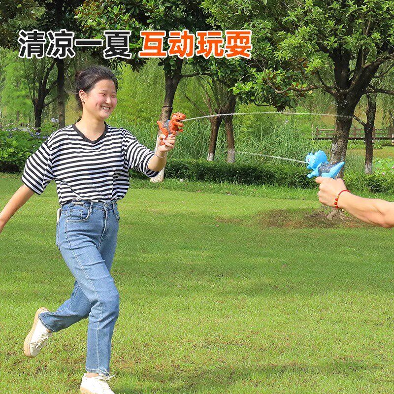 儿童恐龙小水枪呲滋喷水枪3岁宝宝2男孩女迷你小号霸王Z龙网红玩