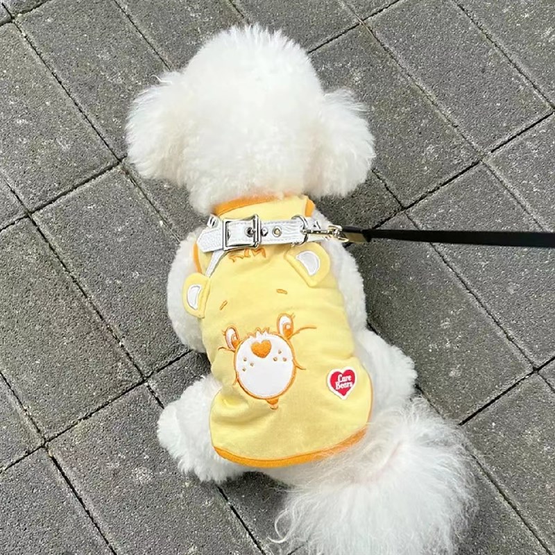 夏季狗衣服c薄款宠物衣服透气卡通狗背心猫衣服泰迪比熊衣服