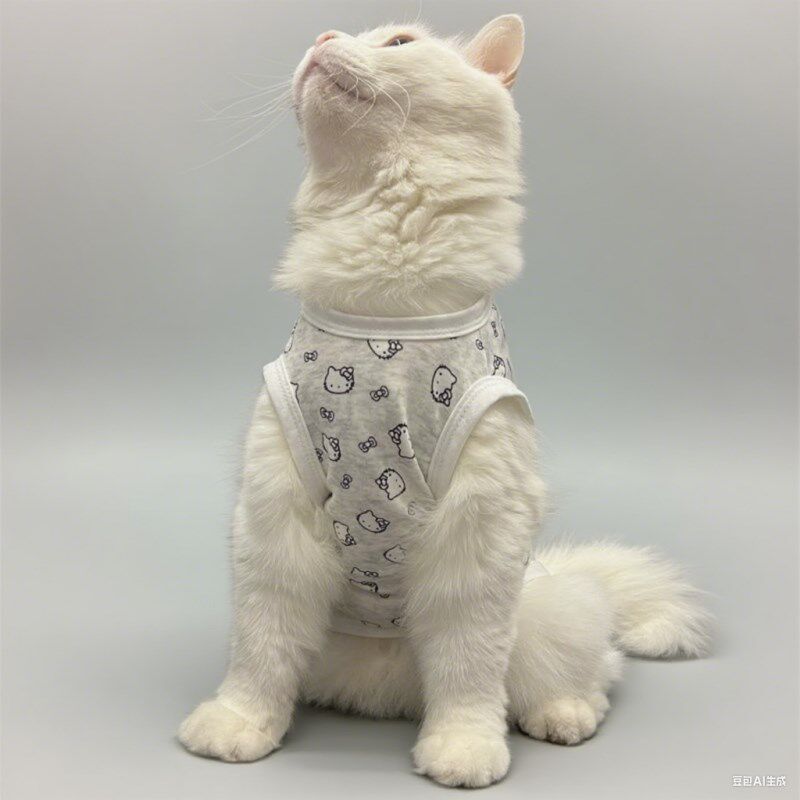 猫咪衣服夏季薄款防掉毛夏天宠物小狗外出服幼猫S小猫可爱透气背