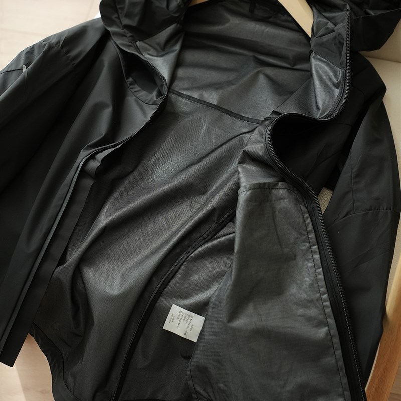 功能性机能e风 防风防雨单层外套 冲锋衣 女士简约百搭雨衣上衣k