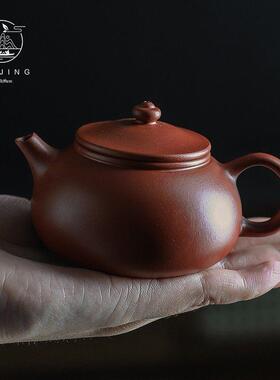 归景丨寒江丨潮州朱泥手拉壶手工紫砂壶茶壶泡茶泥壶原矿潮汕高端