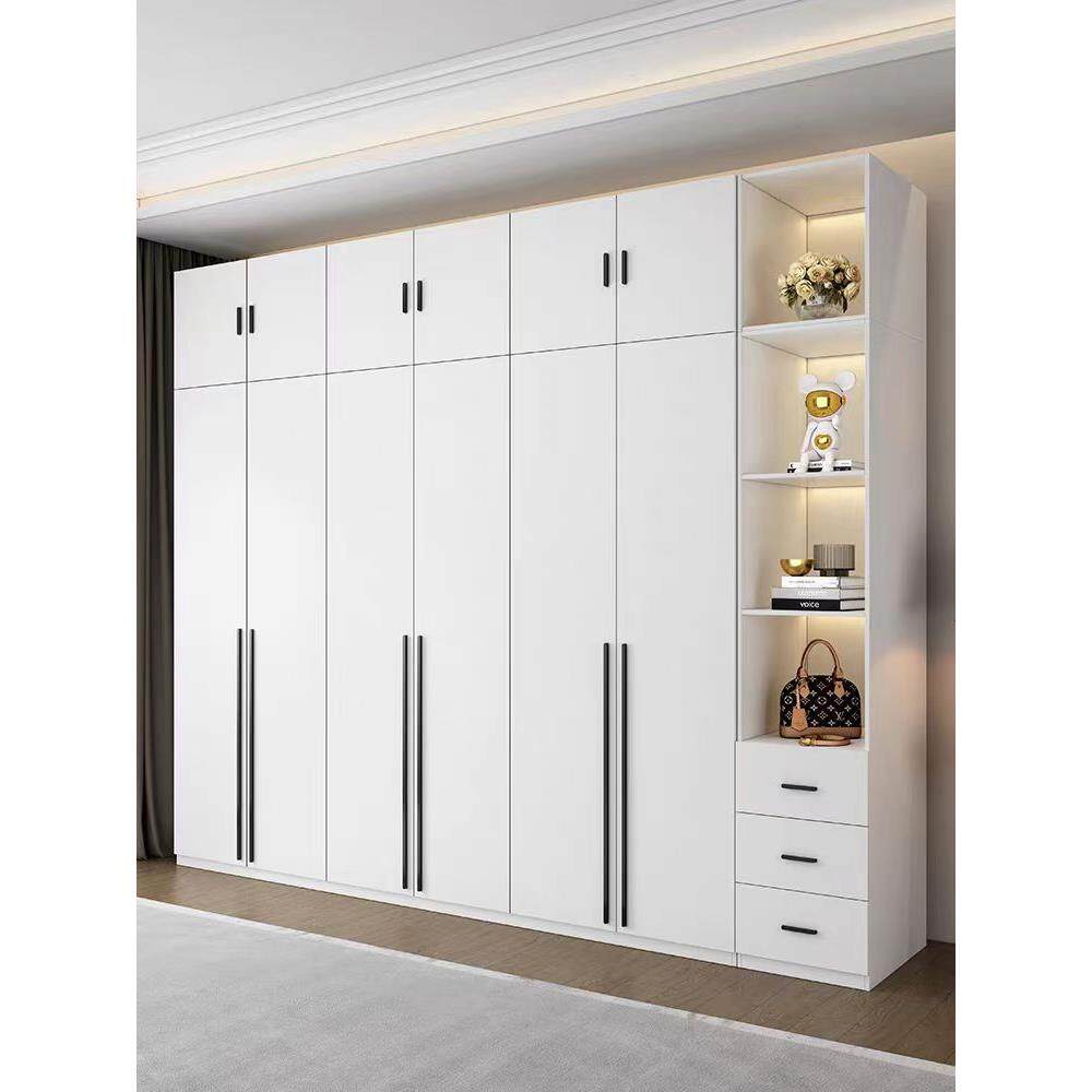 全铝衣柜全屋定制家具平开门衣帽间家用卧室现代中式柜子整体衣橱