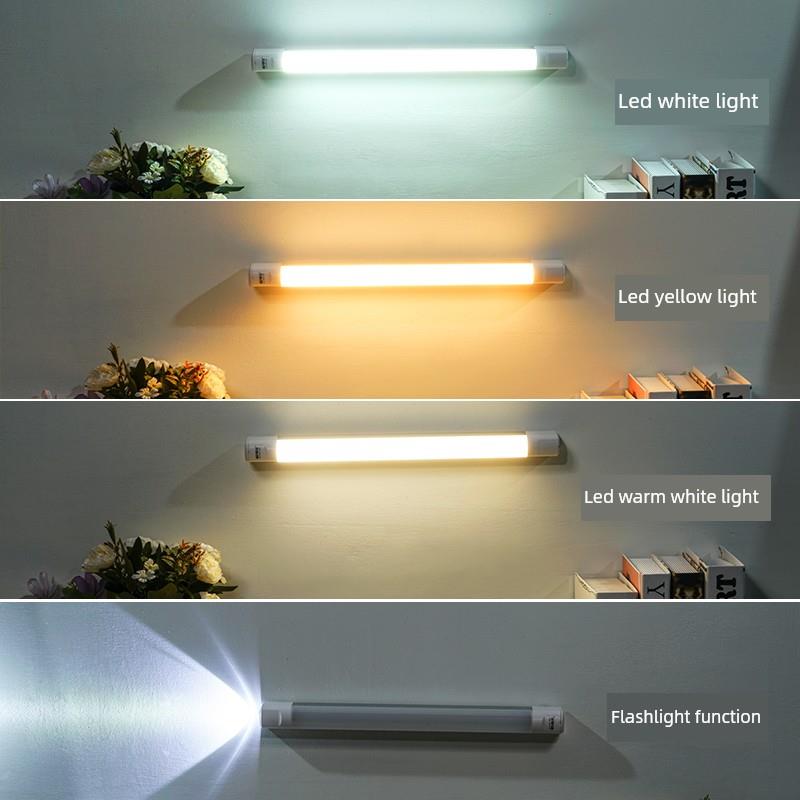 应急灯家用USB充电式LED灯管无线照明磁铁吸附户外夜市摆地摊超亮