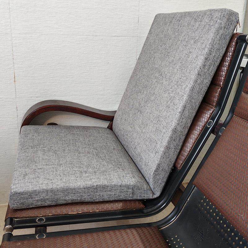 铁艺沙发垫带靠垫一体硬海绵垫座垫老式椅子垫子实木红木梳化坐垫