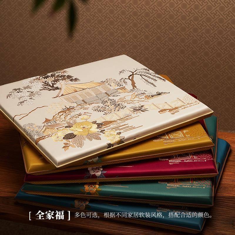 中式红椅子坐垫实木沙发座垫圈椅太师椅垫YG54餐桌茶台桌椅垫定制