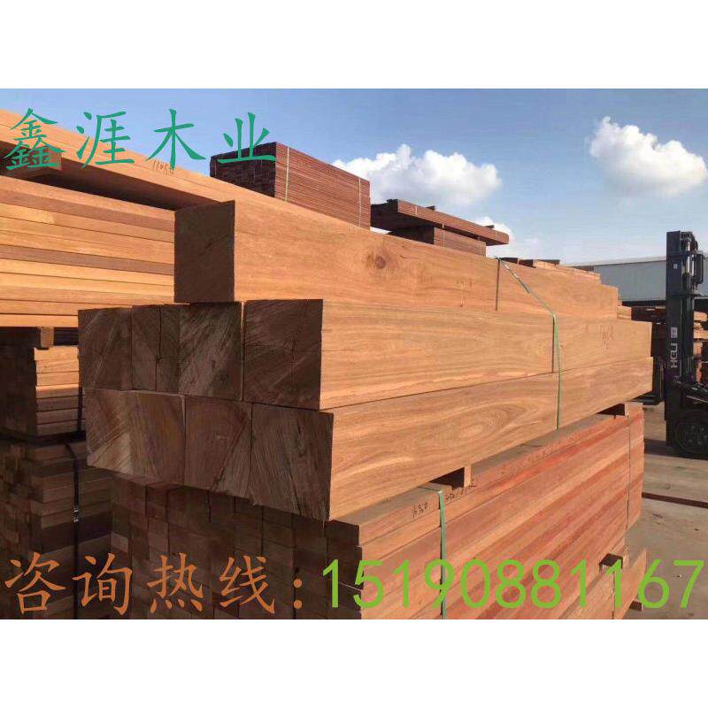 印尼菠萝格地板板材户外防腐木古建景观木方木条立柱木料工程定制