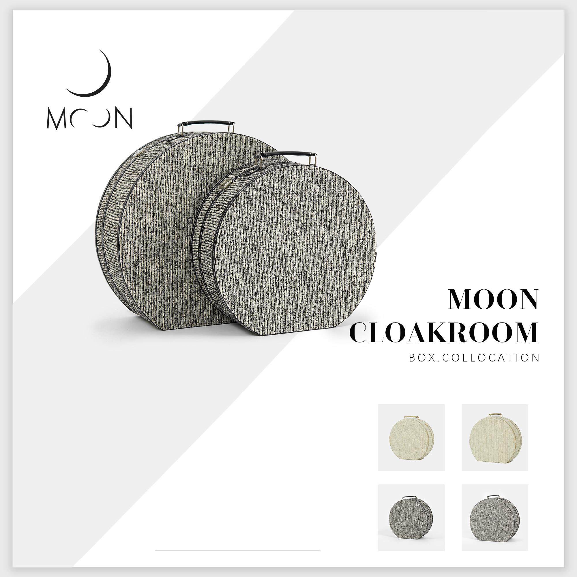 MOON慕空间样板房衣帽间收纳盒摆件小香风家居展厅装饰品摆设道具