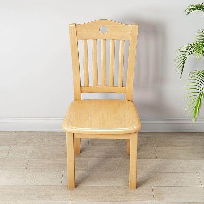 全实木餐椅家用餐桌椅子靠背椅凳子简约现代中式饭厅椅麻将书桌椅