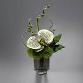 现代轻奢彷真绿色植物花艺洽谈桌样品屋展示中心茶几客厅餐桌高级