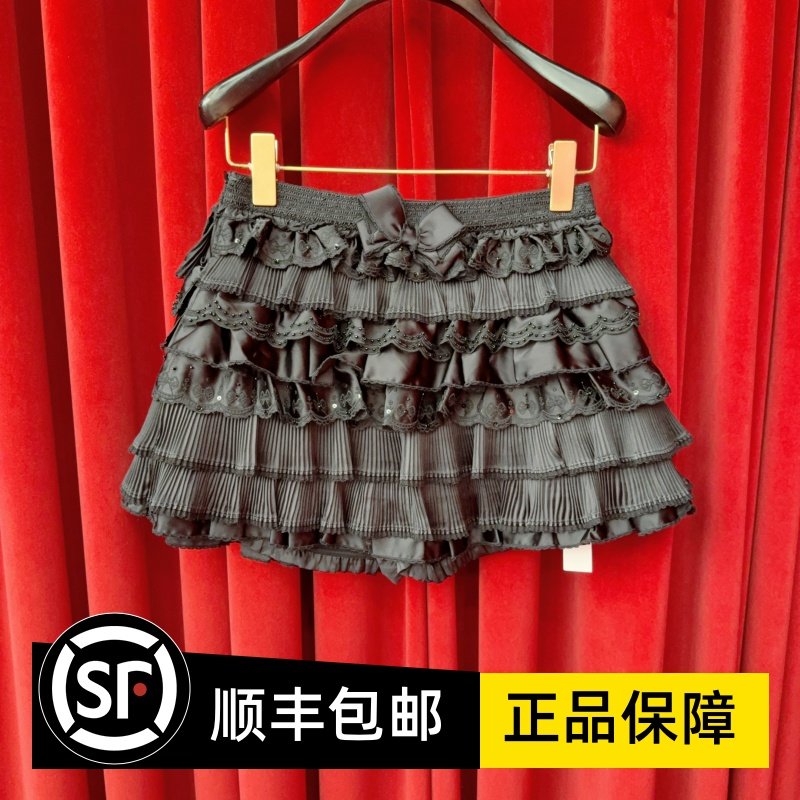 Le fame拉飞姆国内专柜代购 25 冬洛可可绣花半裙 FF25D11SS102