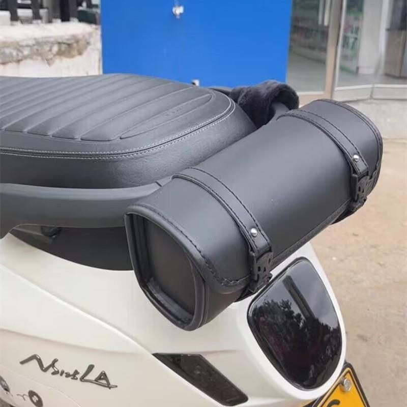 摩托车电动车踏板车通用改装挂包车头包边包工具包NS125LA后尾包