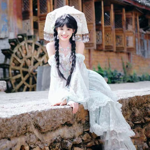 苗疆风情2026新款旅拍服异域民族风云南大理西双版纳洱海写真服饰