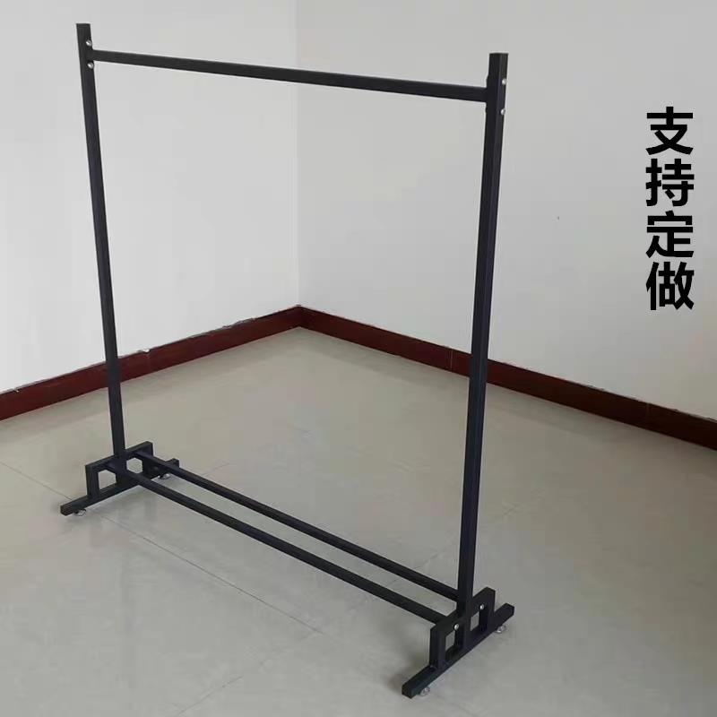 服装店展示架落地式服装货架卧室衣服挂架挂衣服架子落地衣架单杠
