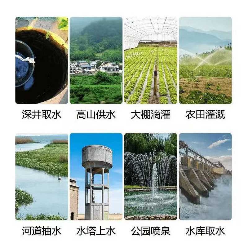 新界潜水泵220V水泵家用抽水泵小型高扬程农用灌溉大功率抽水机