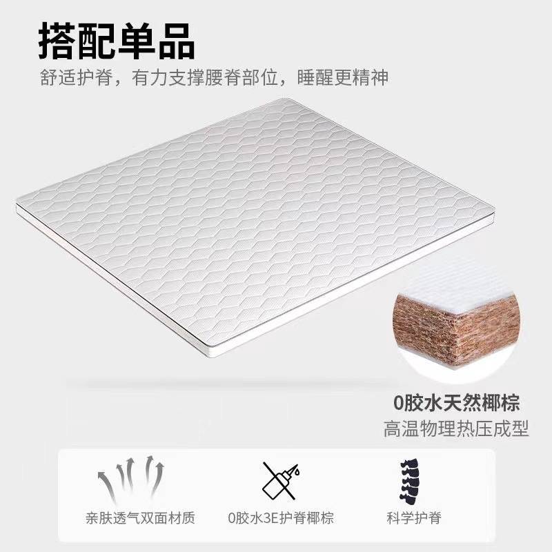榻榻米实木床现代简约1.8大床双人床1.5米床架出租房1.2米单人1米