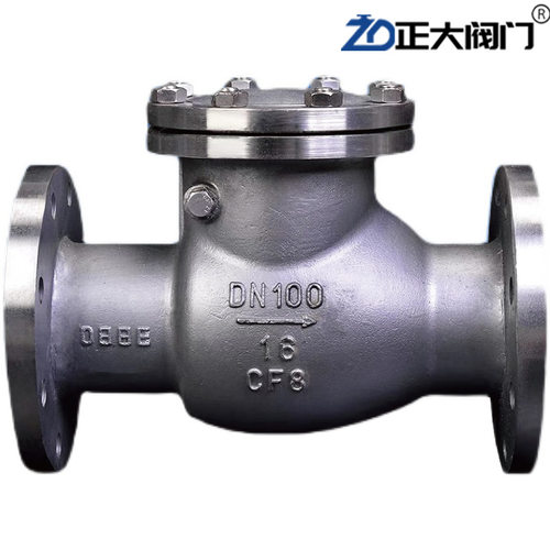 304/316L不锈钢法兰止回阀