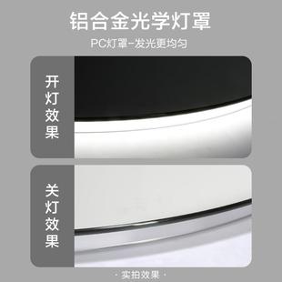 妆台防雾 7K磨砂圆形智能镜eld浴室镜带梳535灯卫生间挂子墙式