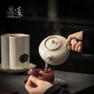 侧把黑茶壶围TLTZ 罐茶煮罐器茶家用户外碳炉煮茶壶茶具套装 221炉