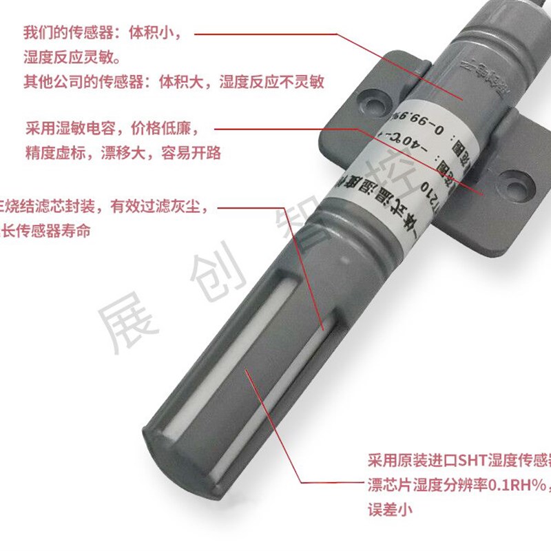 湿度控制器模拟量4-20MA 0-10v输出温控仪变频器仪表烘箱烤箱展创