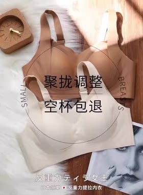 反重力女王大胸显小胸聚拢内衣女文胸T4