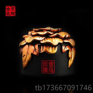 高档金乌炭雕性活炭甲汽车装 饰品 饰摆件 新车内祛醛异品味车载装