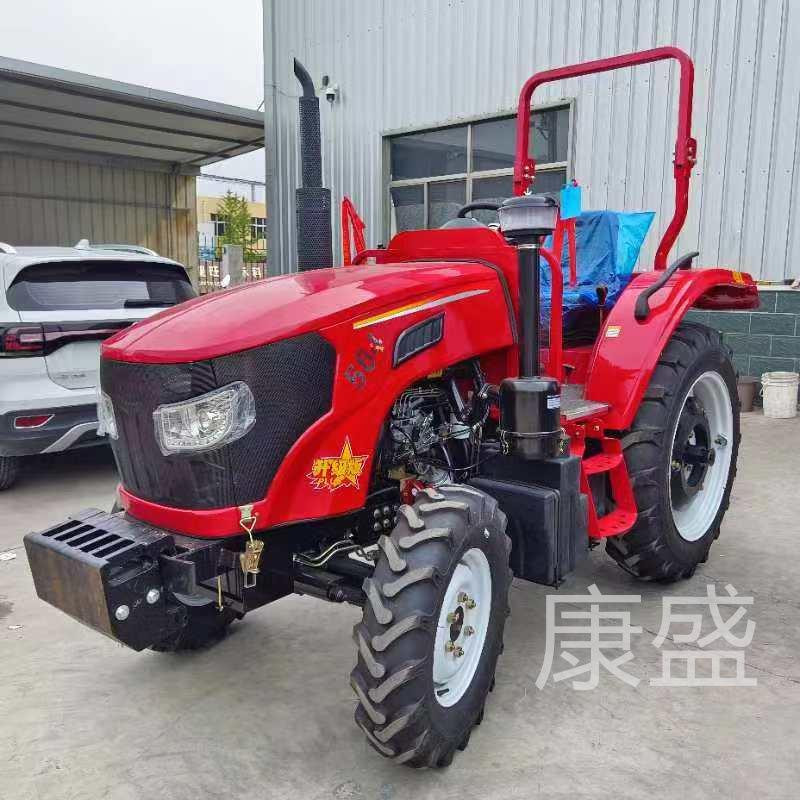 洛阳504拖拉机 四驱804耕地机 水旱两用耙田打浆机