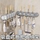 吸盘阳台壁挂夹浴室挂钩拖把打孔免拖把夹多功能拖把架强力固定器