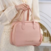 新款 化妆品大容量旅行洗漱收纳袋 月半弯高级感大容量便携式