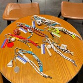 MIU系包包挂件挂绳钥匙扣挂饰网球足球系列高级感编织绳挂件配饰