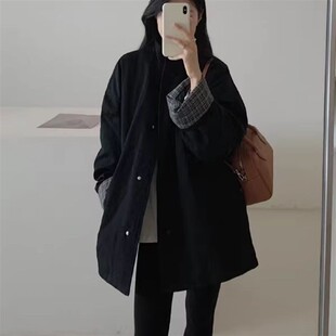 冬季 立领休闲宽松加厚保暖韩系轻薄加棉棉服秋风衣 爆款