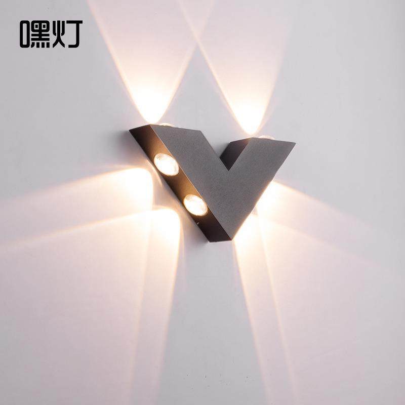 led壁灯户外过道楼梯灯 北欧现代简约背景墙壁灯客厅卧室内床头灯