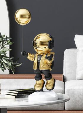 宇航员摆件现代客厅电视柜家居饰品玄关桌面太空人办公室乔迁礼品