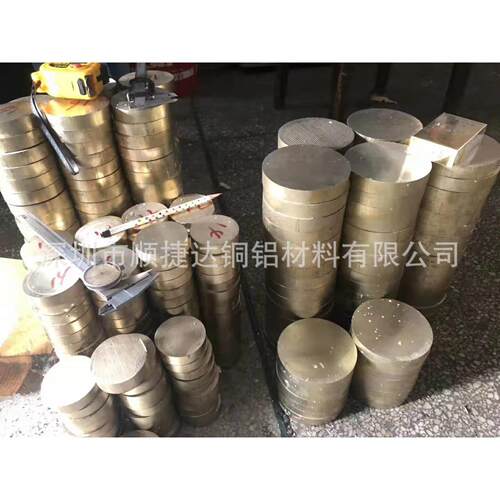 QAL9-4国标连铸铝青铜棒 车加工耐磨高硬度铝青铜套中厚铝青铜板