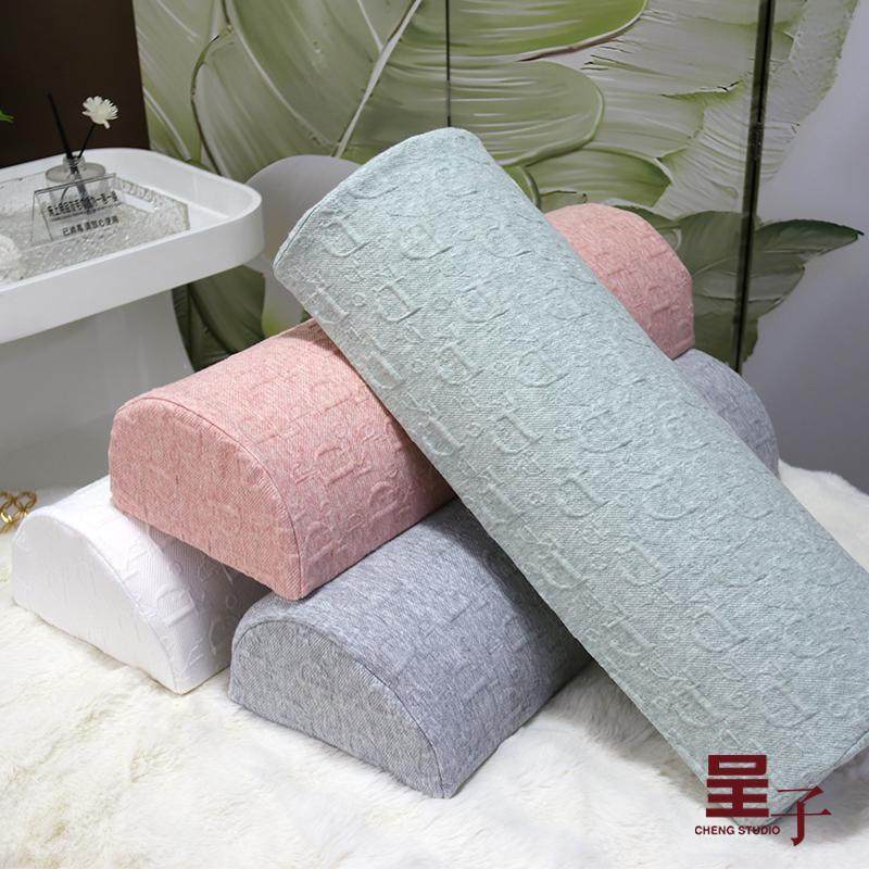 美容院专用脚枕糖果枕足浴按摩垫脚半圆柱记忆枕沙发孕妇靠垫可拆