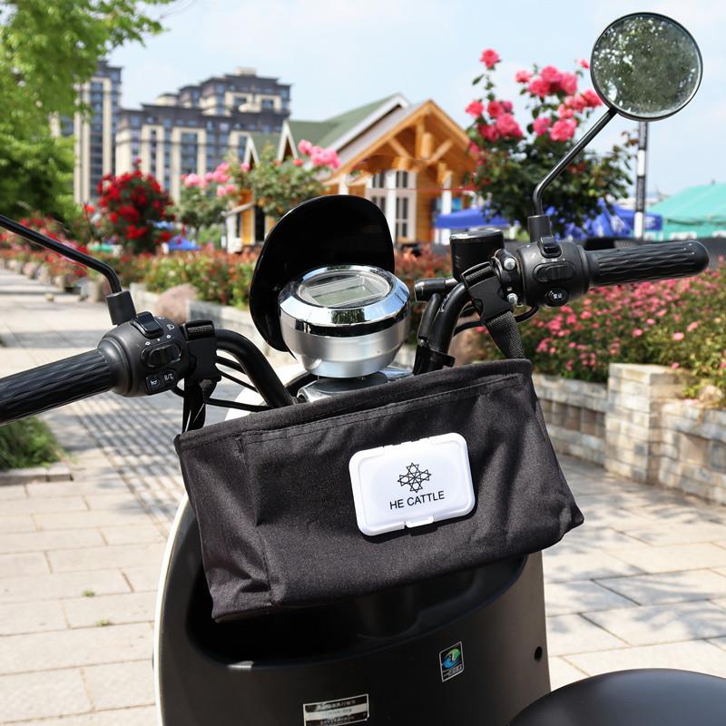电动电瓶车头挂包车筐车篮自行车前置内挂大容量收纳兜存储物袋