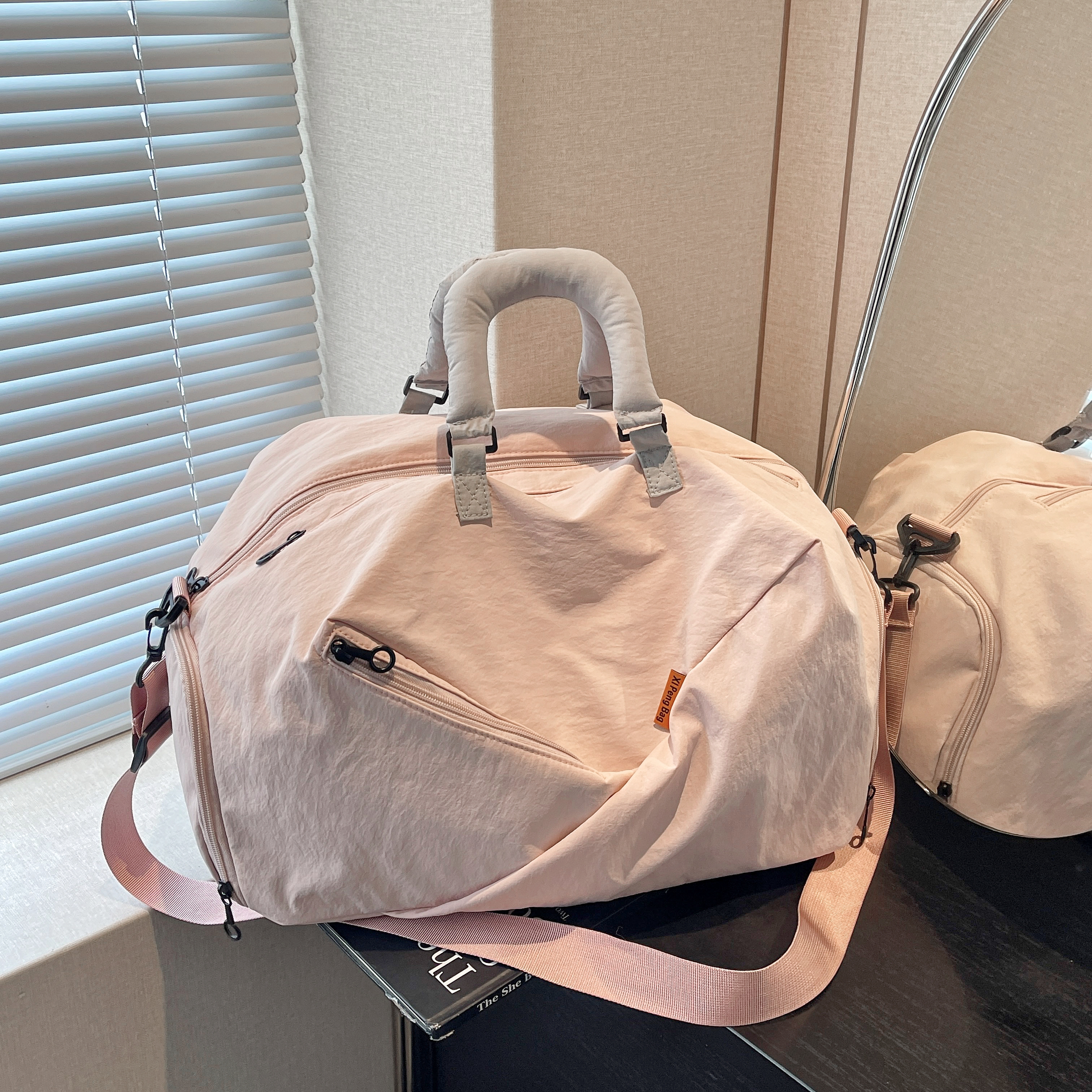 瑜伽包女独立鞋仓运动健身包