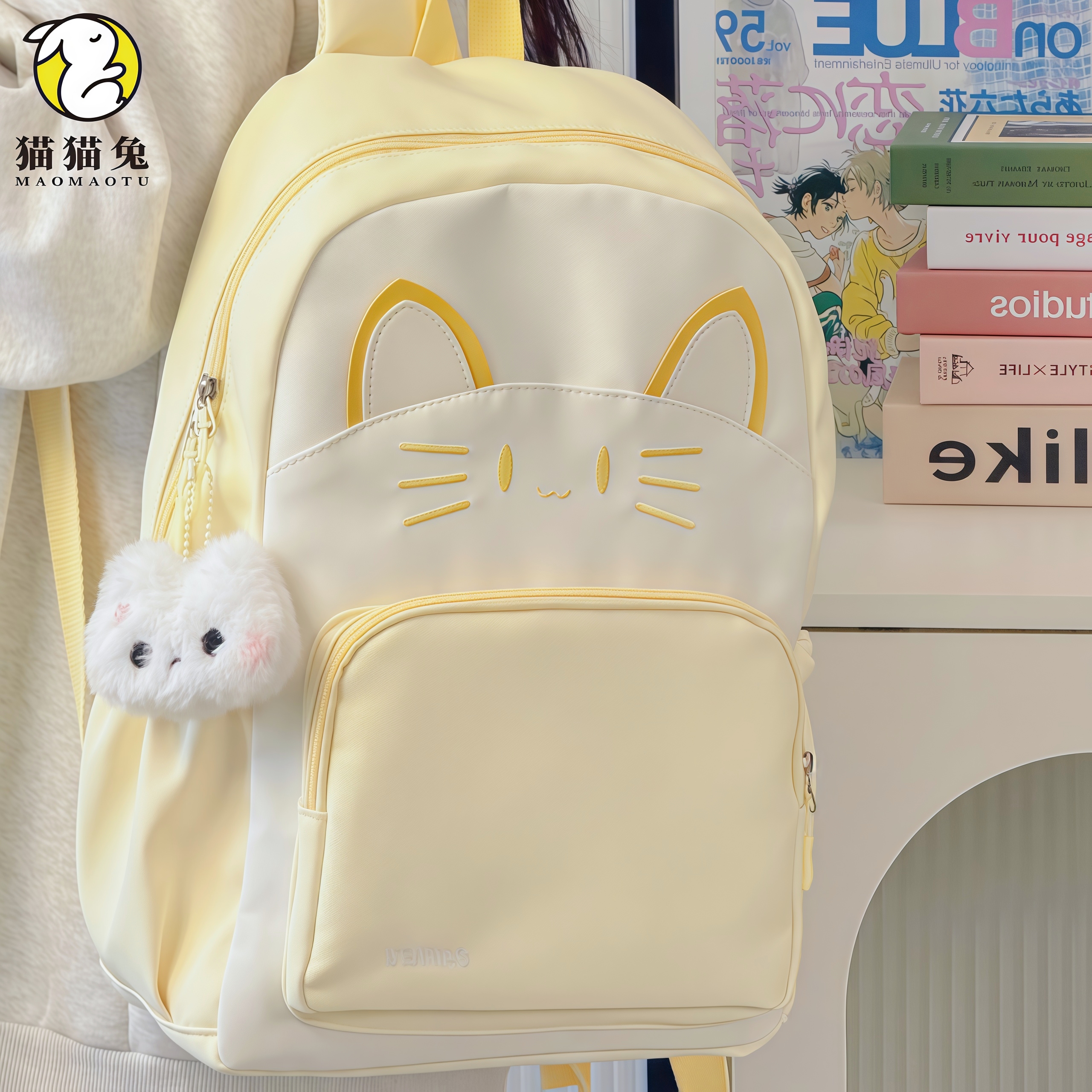 百搭高颜值大容量双肩背包