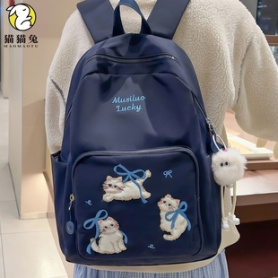 小众不撞款背包小学生五六年级女生2025新款结实耐用轻便双肩包女