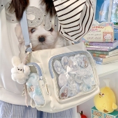 痛包高颜值追星透明 娃包小食量背包大容量学生党斜挎包包挎包女