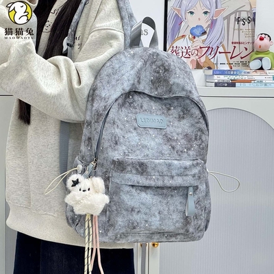 猫猫兔2025新款小众女学生双肩包