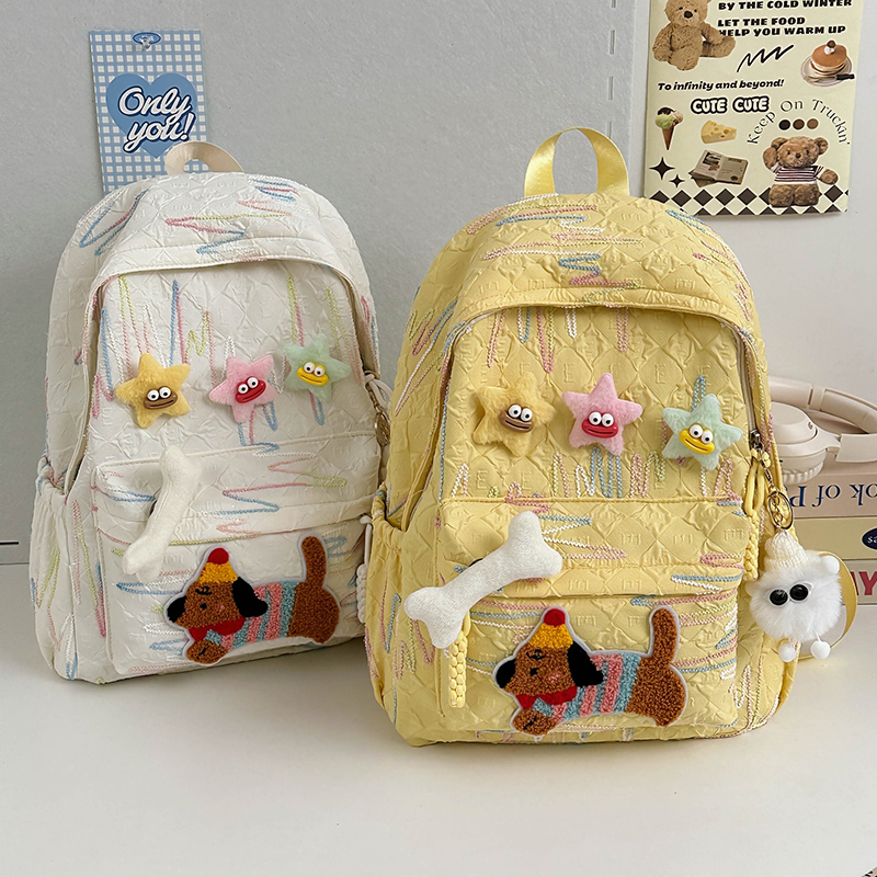 儿童书包女生小学生女童出游小背包女孩外出旅游轻便双肩包女肩包