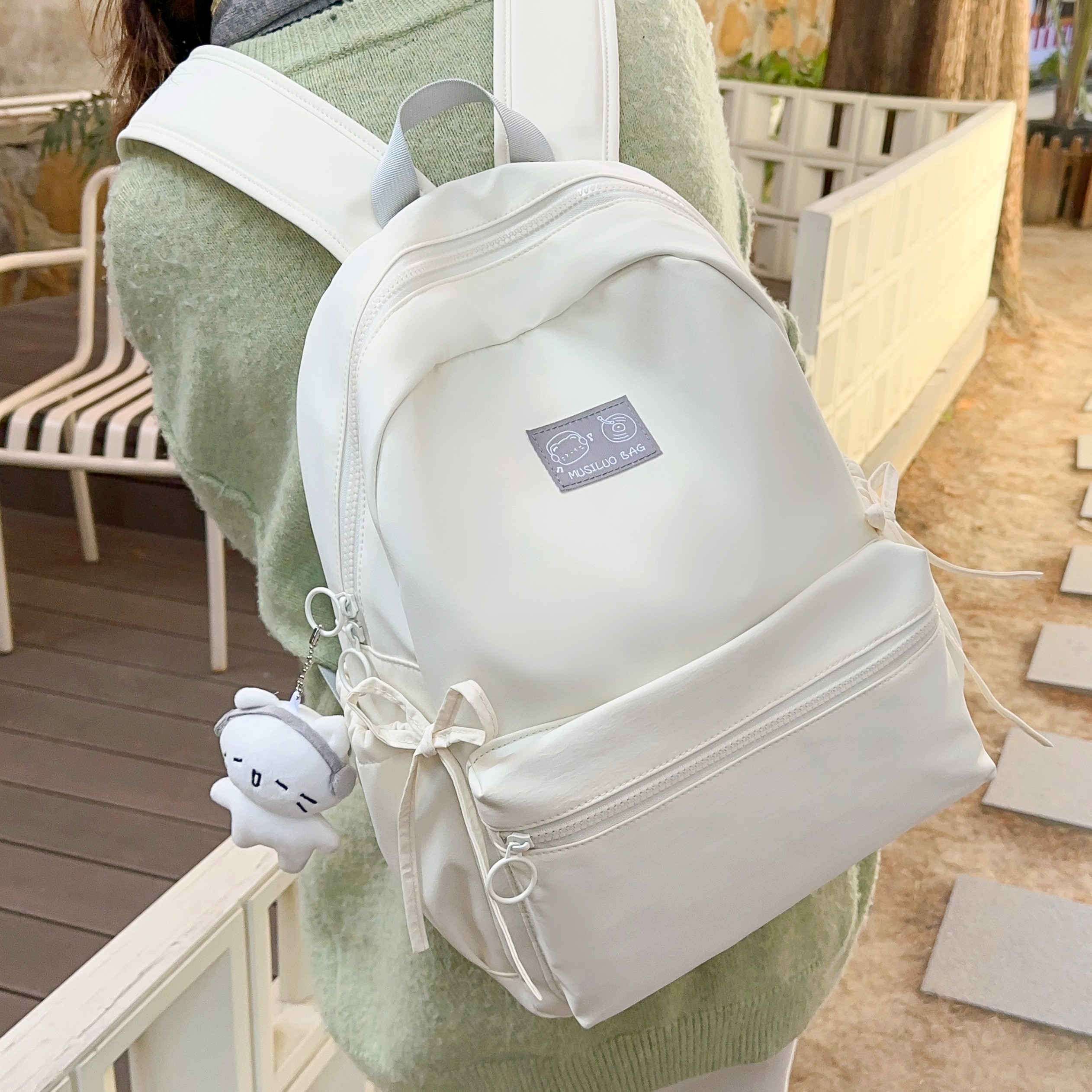 双肩包女旅游轻便高颜值简约韩系纯色百搭通勤学生小背包书包,箱包皮具/热销女包/男包,双肩背包,淘宝优惠券,粉丝福利购,淘宝优惠卷