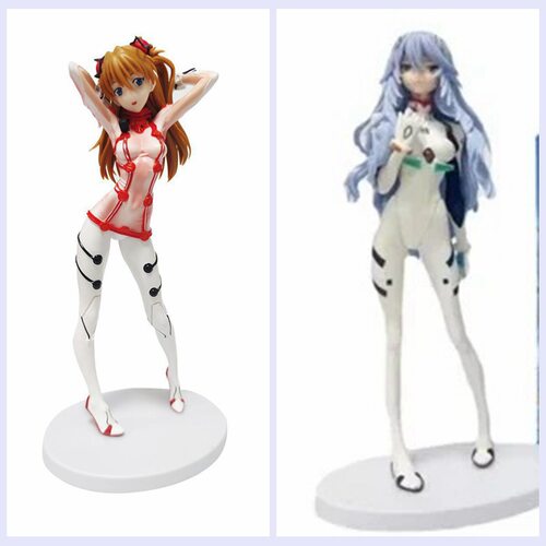 美少女系列 EVA 兰格雷 长发凌波丽 破式波 明日香 摆件 盒装手办