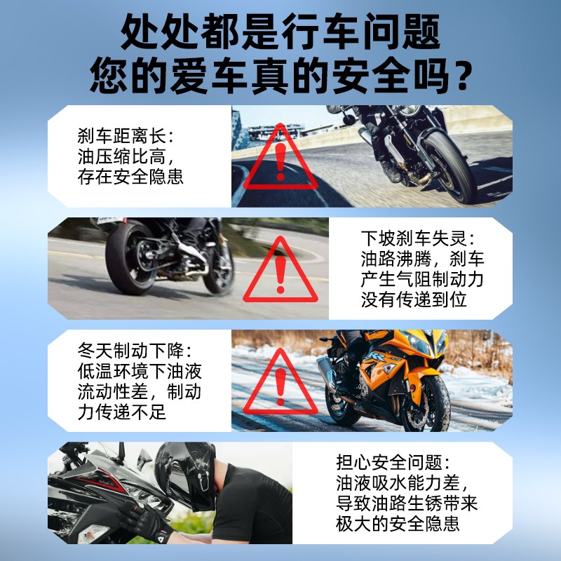 摩托车刹车油DOT4合成上泵液压油制动液碟刹离合器卡钳制动液