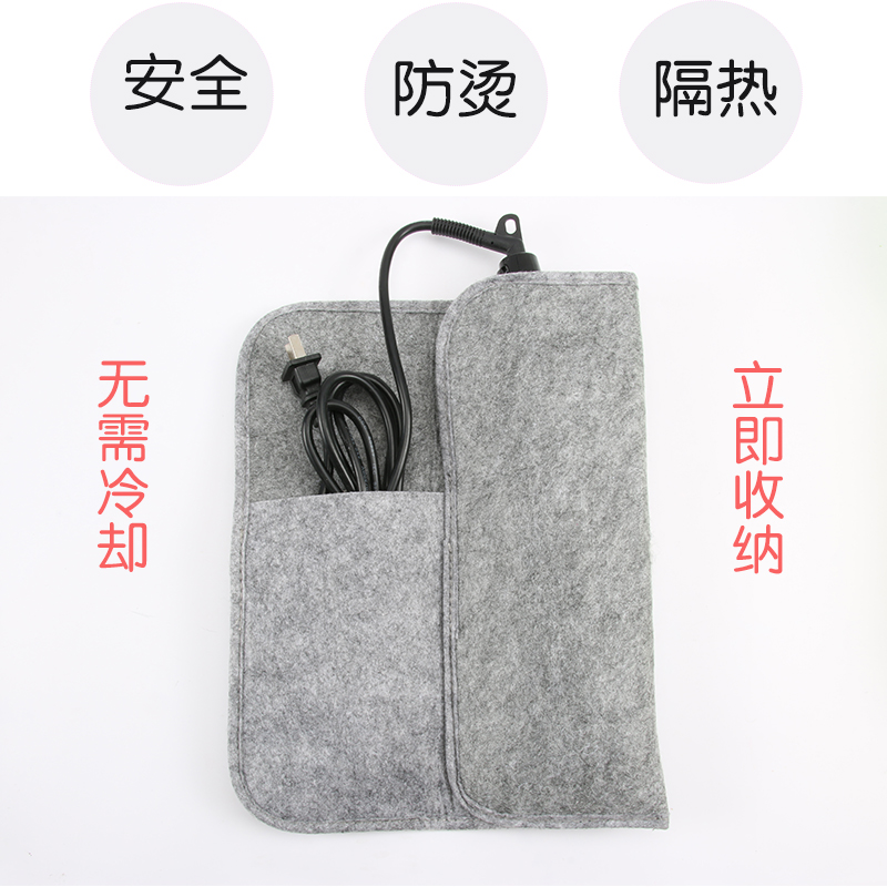 电卷棒收纳d袋电夹板卷发棒器收纳包直板夹直发夹隔热垫防烫保护